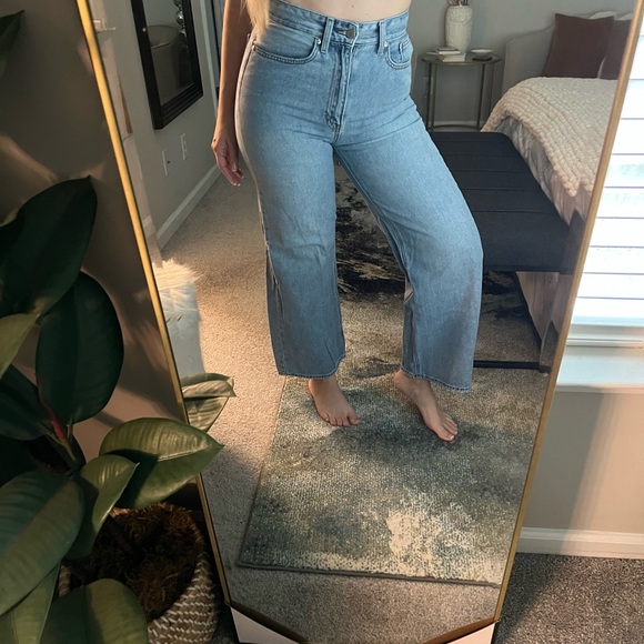 just black denim Denim - Just Black Women's Denim Wide Leg Jeans